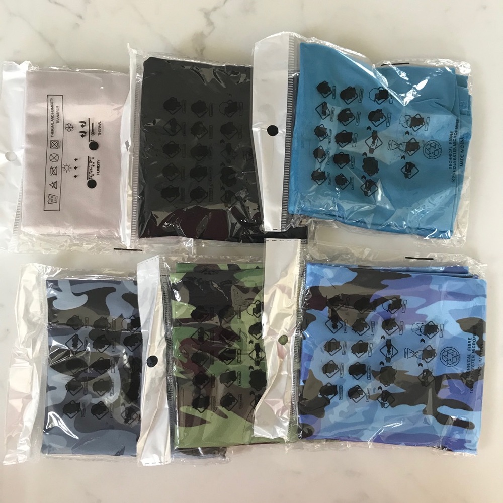 Set of 6 neck gaiters face mask - Picture 3 of 3
